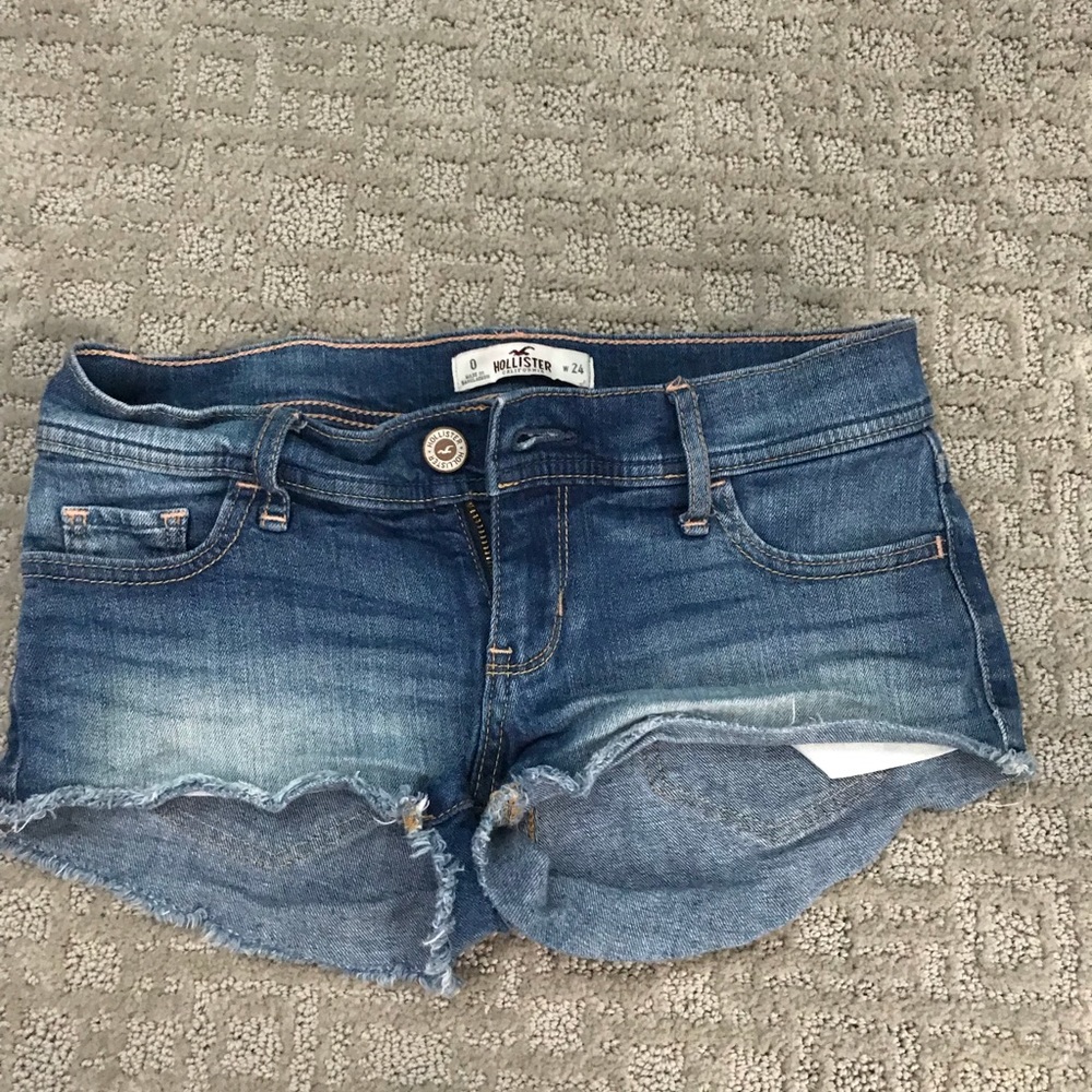 hollister denim shorts